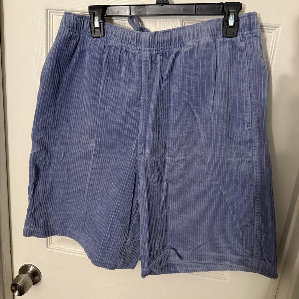 Obey Marion Relaxed Purple Corduroy Shorts Size Medium